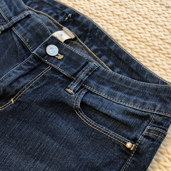 WHBM | Blanc Boot Leg Jeans, Medium/Dark Wash - Picture 2 of 8